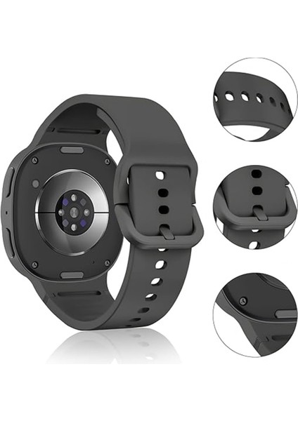 Samsung Galaxy Watch 8 44MM 40MM Ile Uyumlu Metal Tokalı Purelux Soft Silikon Kordon fiyatları