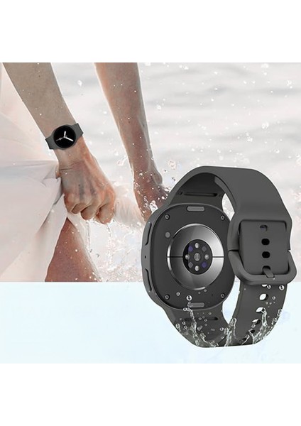 Samsung Galaxy Watch 8 44MM 40MM Ile Uyumlu Metal Tokalı Purelux Soft Silikon Kordon modelleri