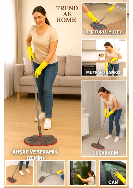 Süper Emici Yer Kurulama Mop Bezi (Gri ) 55X105 cm fiyatları