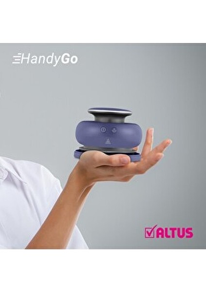 Handygo 2'si 1 Arada Seyahat Ütüsü & Kırışık Giderici Lacivert