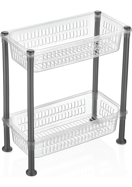 Şeffaf Slim Organizer 2'li Raf