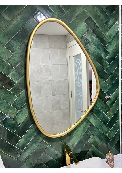 Gold Çerçeveli Lavabo Aynası fiyatları