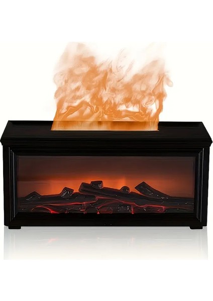 A4 Şömine Esintili Aromaterapi Difüzörü Ultrasonik Hava Nemlendici