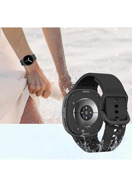 Samsung Galaxy Watch 8 44MM 40MM Ile Uyumlu Metal Tokalı Purelux Soft Silikon Kordon modelleri