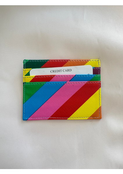 Hediyelik Çift Taraflı Kartlık Unisex Çok Renkli