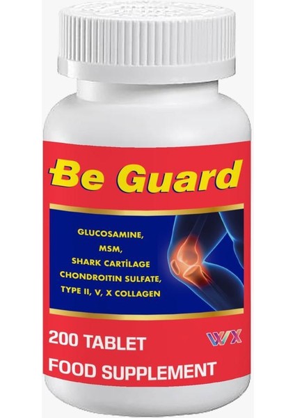 Shark Cartilage Glukozamin Eklem Kas Gıda Takviyesi 200 Tablet