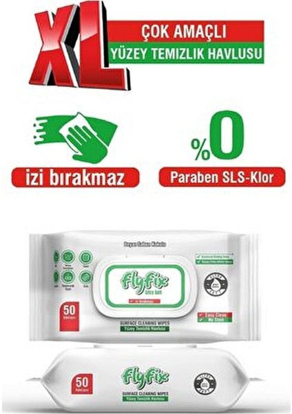 3 Adet Easy Clean Beyaz Sabun Katkılı Yüzey Temizlik Havlusu 50 Yaprak fiyatları