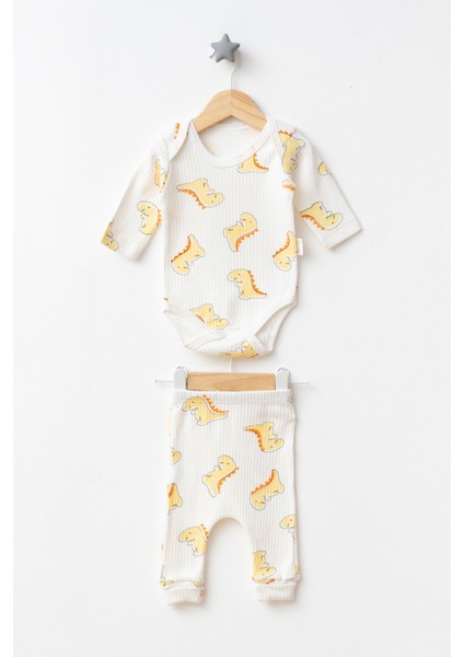 Desenli Erkek Bebek Zıbın Takım