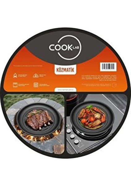 30 cm Közmatik Pratik Emaye Közleme Tavası Ocak ve Mangal Üstü (Patlıcan-Biber-Kestane-Mısır-Sebze) modelleri