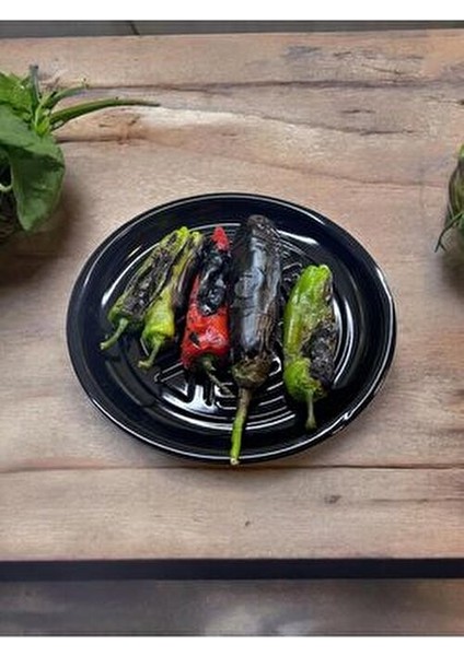 30 cm Közmatik Pratik Emaye Közleme Tavası Ocak ve Mangal Üstü (Patlıcan-Biber-Kestane-Mısır-Sebze) indirimleri