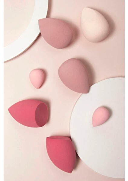 7'li Pembe Tonları Kavanoz Makyaj Süngeri Seti fiyatları