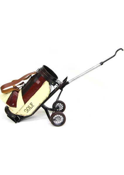 Dekoratif Metal Golf Arabası