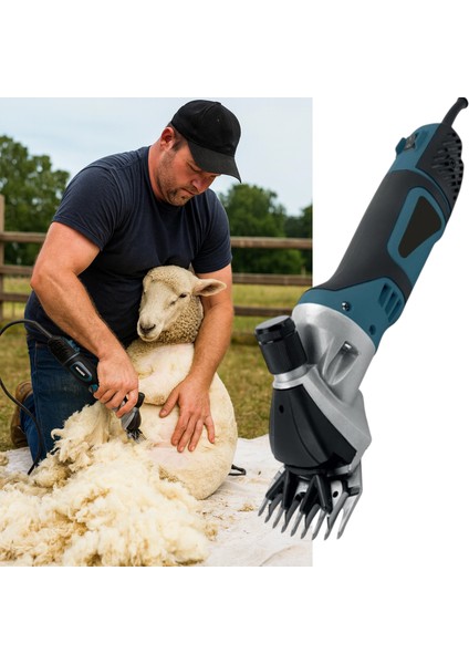 500W 80MM Elektrikli Koyun Keçi Hayvan Beiyuan Bıçaklı Kırkma Kırpma Kesme Makinası Makinesi Cihazı modelleri