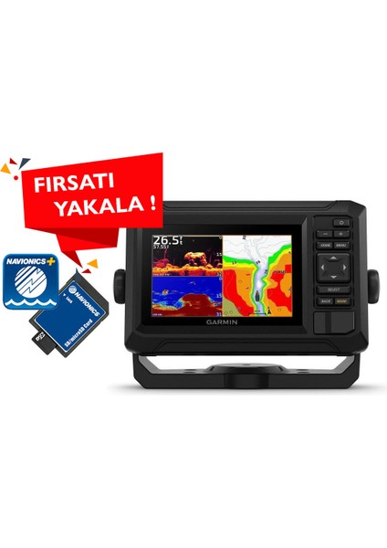 Echomap Uhd2 52CV Balık Bulucu + Navionics Plus Harita Kartı
