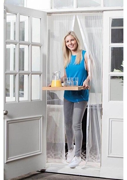 Mıknatıslı Kapı Sinekliği Tül Perde 105 x 205 cm (5224) modelleri