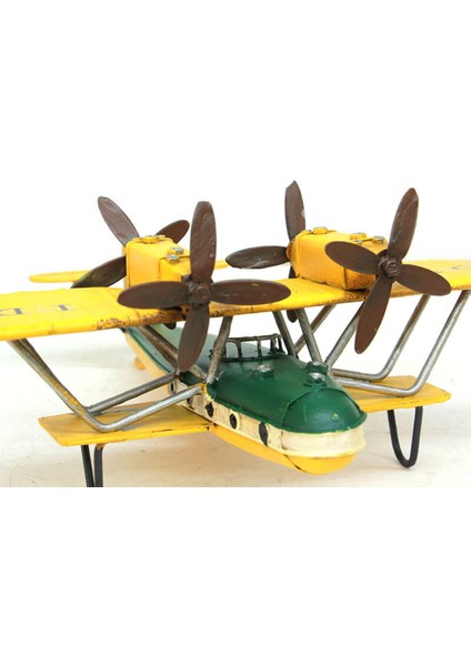 Dekoratif Metal Uçak Çift Kanatlı modelleri