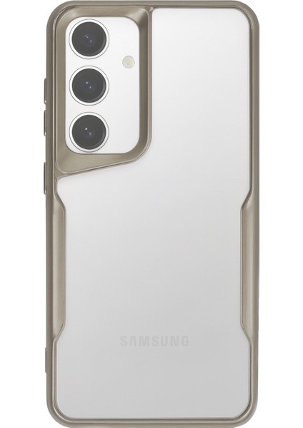 Samsung Galaxy A35 Kılıf Darbe Önleyici Kenar Renkli Silikon Kapak