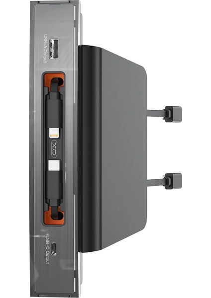 62W–TESLA Model 3/y/s/x Uyumlu, Usb-A + Usb-C,80 cm Geri Çekilebilir Kablolu Araç Şarj Istasyonu fiyatları