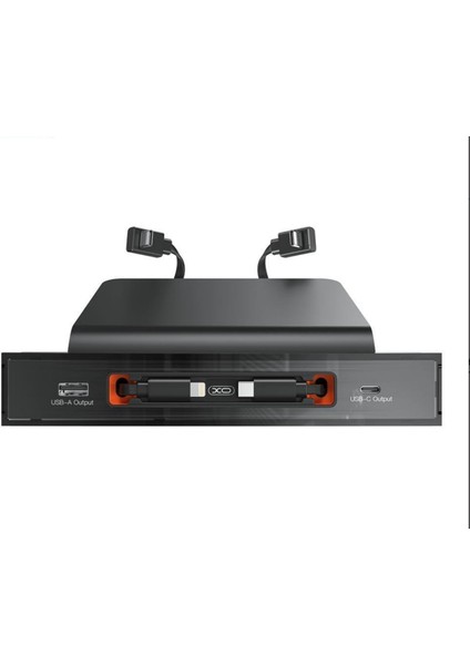 62W–TESLA Model 3/y/s/x Uyumlu, Usb-A + Usb-C,80 cm Geri Çekilebilir Kablolu Araç Şarj Istasyonu modelleri