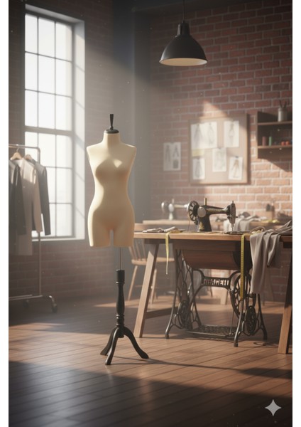 Dikiş Takım Setli - 34 Beden Pantolon Giyebilen Iğne Batabilen Terzi Mankeni – Prova Tasarım Mankeni fiyatları