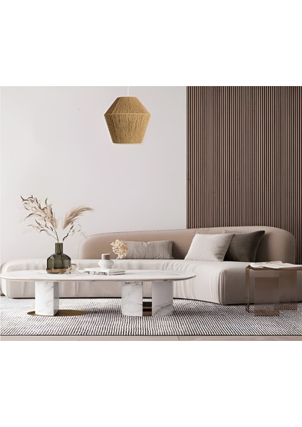 Bohem Avize, Modern Hasır Tarz, Rustik Avize, E27 Duylu, Cafe