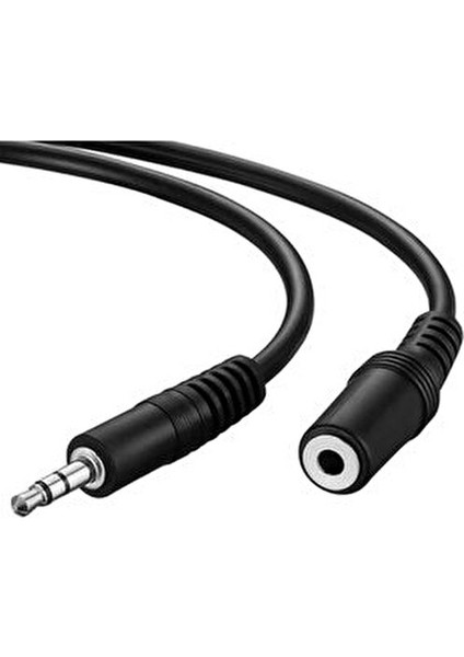 5 Metre 3.5mm Stereo Kulaklık Aux Ses Uzatma Kablosu 5 mt