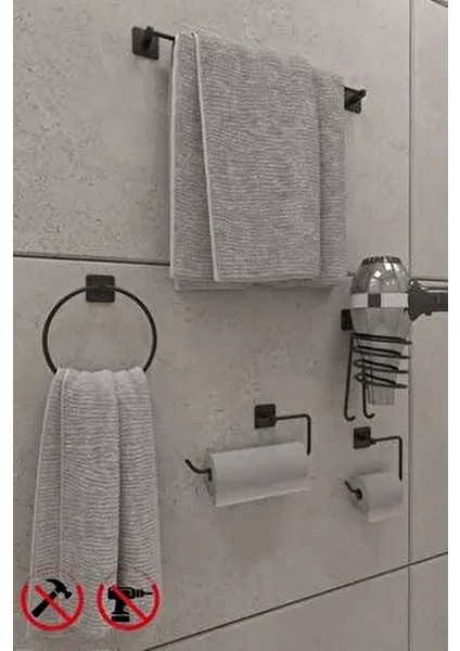 Kare 5lı Set Uzun Hav.solo Hav.halka Hav. Fon ve Tuvalt Kağ. Seti