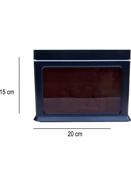 Şömine Modeli Işıklı Difüzör modelleri