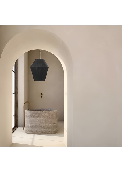 Siyah Bohem Avize, Modern Tarz, Rustik Avize, E27 Duylu, Cafe