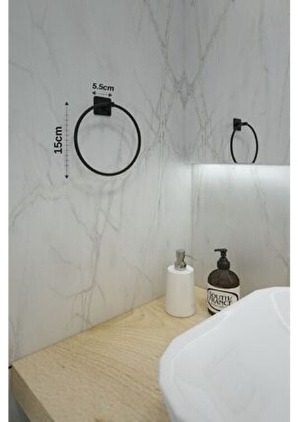 Kare 5lı Set Uzun Hav.solo Hav.halka Hav. Fon ve Tuvalt Kağ. Seti