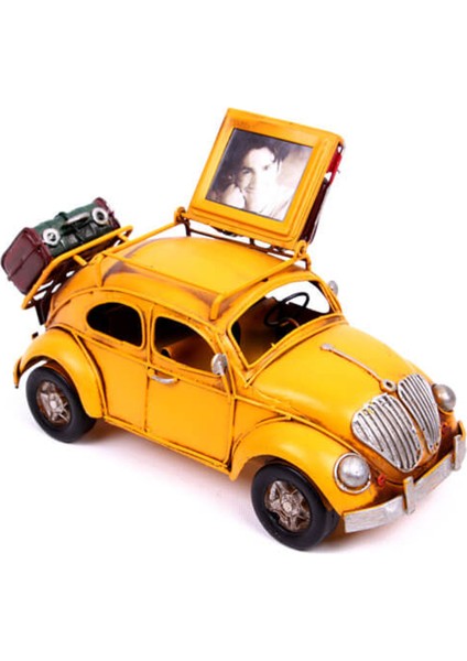 Dekoratif Metal Araba Çerçeveli