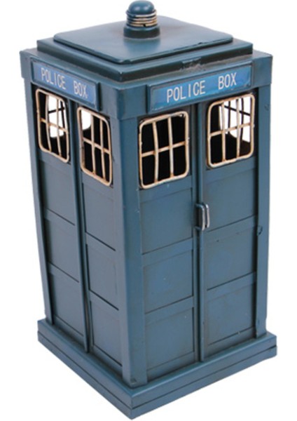 Dekoratif Metal Doktor Who Kumbaralı