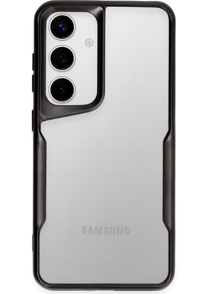 Samsung Galaxy A35 Kılıf Darbe Önleyici Kenar Renkli Silikon Kapak