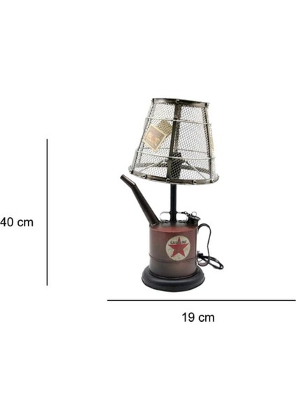 Abajur Metal Gaz Bidonu modelleri