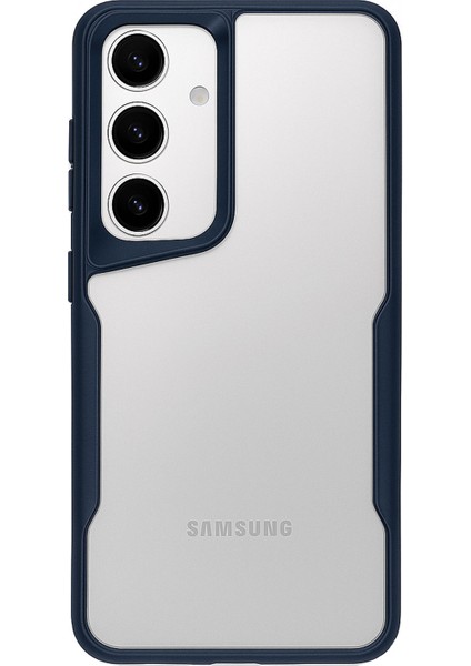 Samsung Galaxy A25 Kılıf Darbe Önleyici Kenar Renkli Silikon Kapak