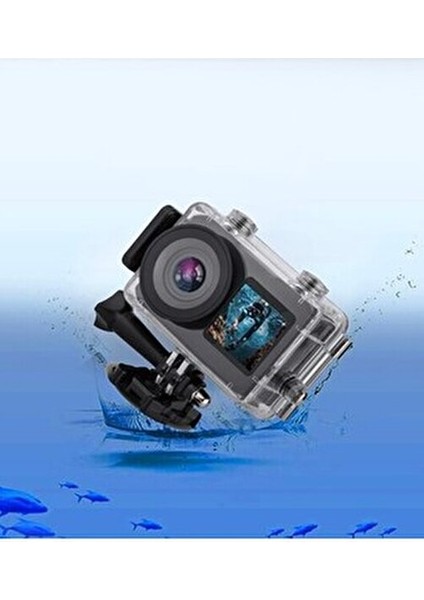 PR-T48M 5k Çift Ekranlı Aksiyon Kamera