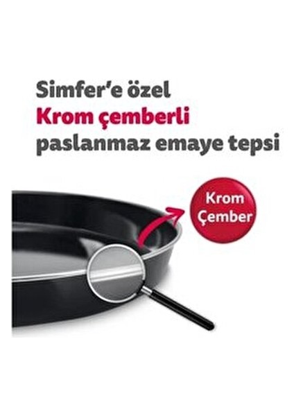Simfer 4503 Inox 45 Litre Turbo Midi Fırın fırsatları