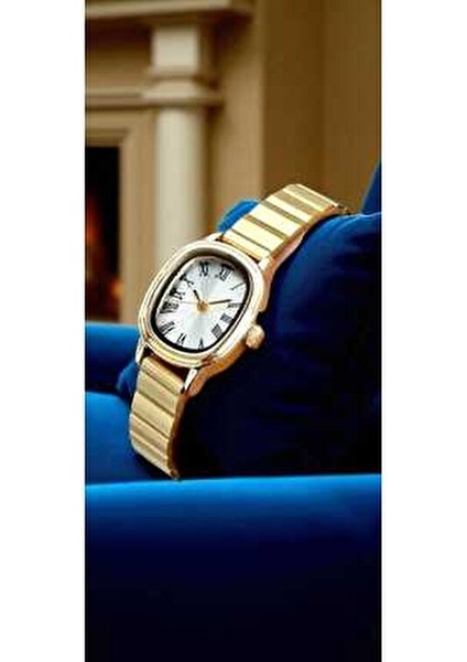 Vintage Minimal Çelik Kol Saati Erkekler İçin Suya Dayanıklı Altın Kasa ve Kordon fiyatları