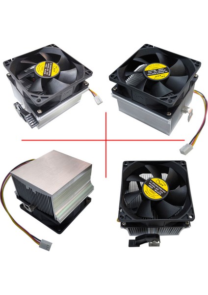 Am3 Işlemci Fanı 3 Pin Amd Am3 Işlemci Soğurucu Fan indirimleri