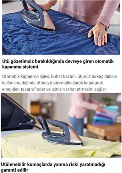 Kumaşı Tanıyan Ultra Premim Buhar Kazanlı Ütü - Taban Kameralı, Yapay Zeka Teknolojisi 3100WATT indirimleri