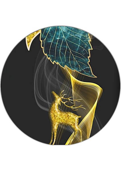 :temperli Cam Daire Tablo, Cam Tablo, Uv Baskı, CTT004