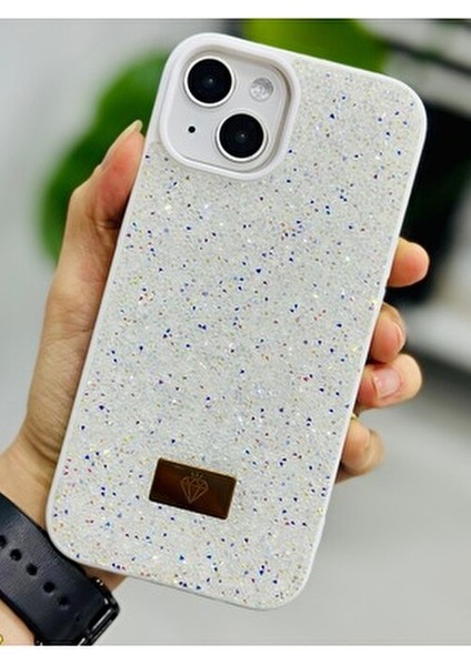 Iphone 13 - 14 ve 15 Uyumlu Elmas Tasarımlı Taşlı Işıltılı Parlak Pırlanta Silikon Kılıf modelleri