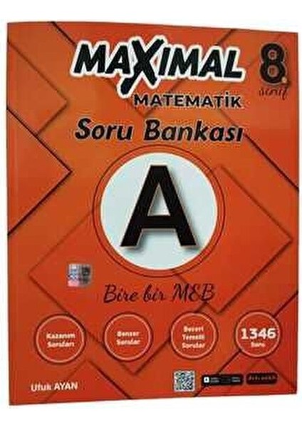 Artı Zeka 8. Sınıf Matematik-A- Maximal Bire Bir Meb Soru Bankası 2025-2026 Yeni Baskı