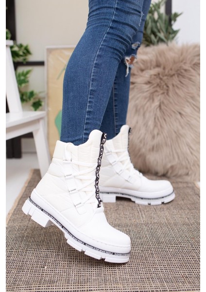 Su Itici Özellikli Kadın Bot - Paraşüt Beyaz