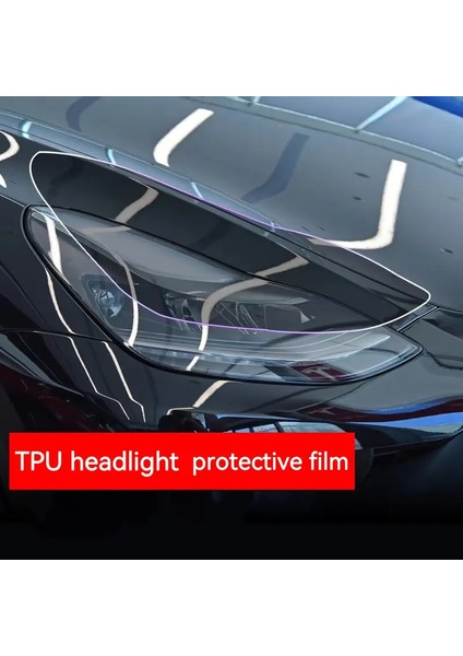 Tesla Model Y 2021-2024 Smoky Black Tpu Far-Sis-Stop 190 Mikron Koruyucu Film indirimleri
