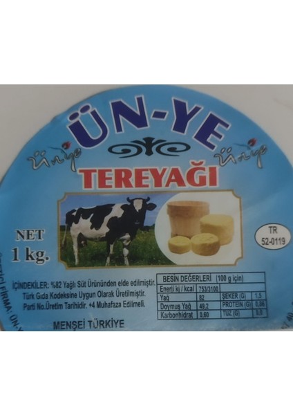 KAHVALTILIK,TOSTLUK,YEMEKLİK TEREYAĞ 1 KG fiyatları
