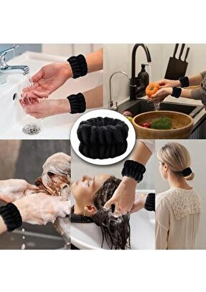 Yüz Yıkama Kol Bandı Takımı Hafif ve Dayanıklı 2 Adet Ekstra Soft modelleri