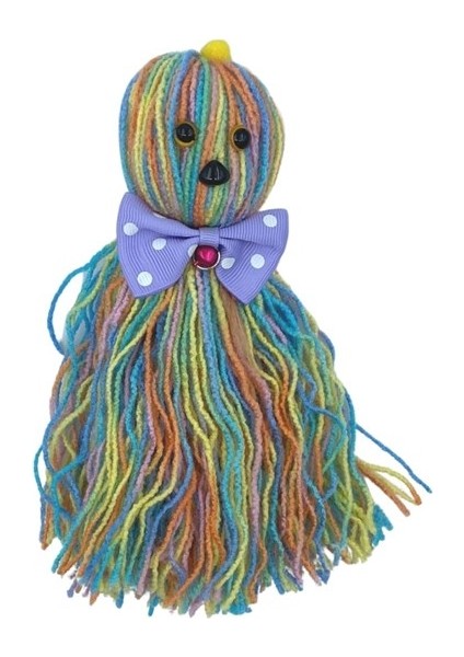 Ahtapot Şekilli Zilli ve Ipli Rengarenk Püsküllü Sevimli Kedi oyuncağı (5224) indirimleri