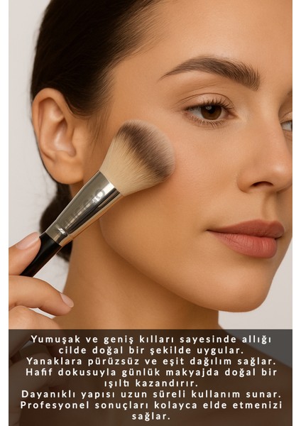 Teleskopik Allık ve Pudra Fırçası Premium Fırça Kılları modelleri