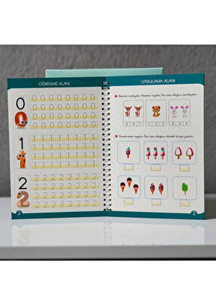 Öğrenciler İçin Yazma Öğreniyorum Defter Seti 4 Parça A5 Renkli ve Eğlenceli fırsatları